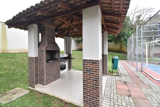 Área comum - Churrasqueira de apartamento para alugar com 2 quartos, 60m² em Parque da Fonte, São José dos Pinhais