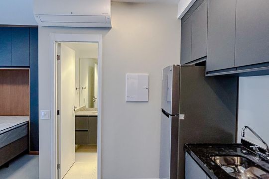 Cozinha de kitnet/studio para alugar com 1 quarto, 31m² em Vila Zilda, São Paulo