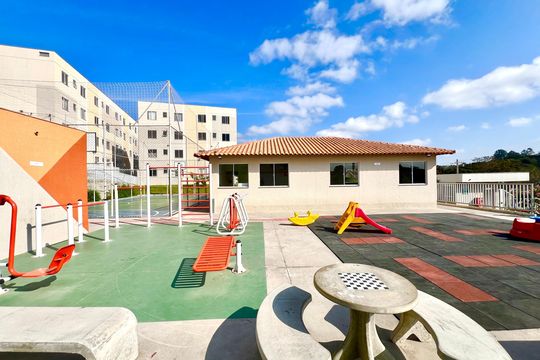 Área comum - Playground de apartamento para alugar com 2 quartos, 48m² em Caiapos, Contagem