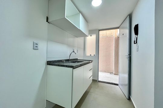 Cozinha de kitnet/studio para alugar com 1 quarto, 30m² em Jabaquara, São Paulo