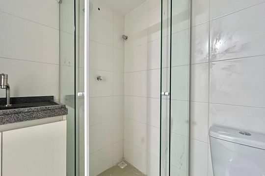 Banheiro de apartamento para alugar com 1 quarto, 30m² em Jabaquara, São Paulo