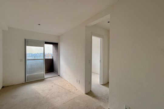 Cozinha de apartamento à venda com 2 quartos, 37m² em Jardim São Luís, São Paulo