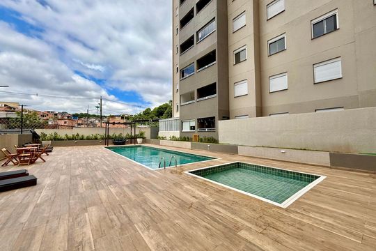 Piscina  de apartamento à venda com 2 quartos, 37m² em Jardim São Luís, São Paulo