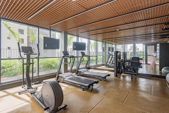 Área comum - Academia de kitnet/studio para alugar com 1 quarto, 29m² em Liberdade, São Paulo