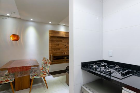 Cozinha de apartamento para alugar com 2 quartos, 92m² em Paraíso, Santo André