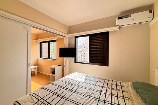 Suite  de apartamento para alugar com 1 quarto, 57m² em Itaim Bibi, São Paulo