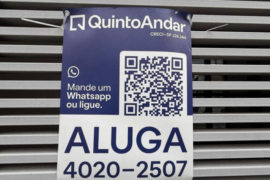 Plaquinha de kitnet/studio para alugar com 1 quarto, 38m² em Vila Regente Feijó, São Paulo