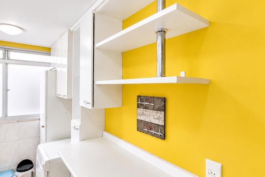 Cozinha de apartamento para alugar com 2 quartos, 57m² em Glória, Porto Alegre