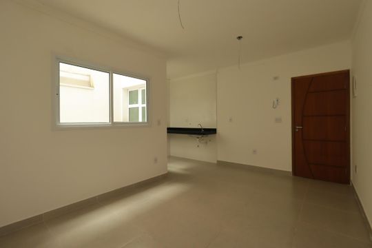 Sala de apartamento para alugar com 2 quartos, 50m² em Vila Eldizia, Santo André