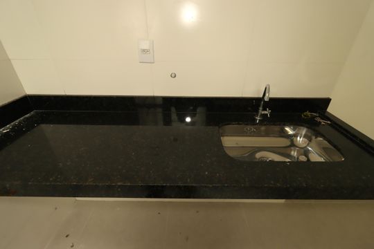 Cozinha - Pia de apartamento para alugar com 2 quartos, 50m² em Vila Eldizia, Santo André