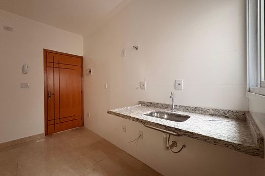 Cozinha de apartamento para alugar com 2 quartos, 43m² em Parque das Nações, Santo André