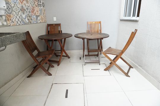 Área comum - Churrasqueira de apartamento à venda com 2 quartos, 31m² em Vila Curuçá, São Paulo