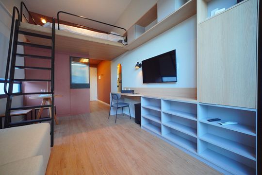 Sala de apartamento para alugar com 1 quarto, 30m² em Trindade, Florianópolis