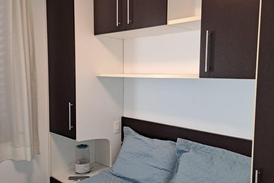 Quarto de apartamento para alugar com 1 quarto, 37m² em Cidade Monções, São Paulo