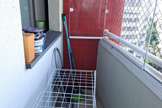 Varanda de apartamento para alugar com 1 quarto, 37m² em Cidade Monções, São Paulo