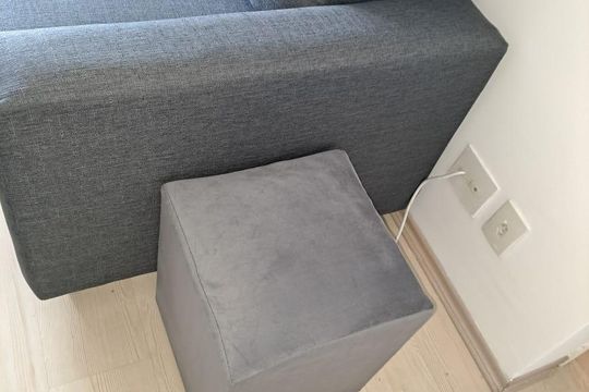 Sala de apartamento para alugar com 1 quarto, 37m² em Cidade Monções, São Paulo