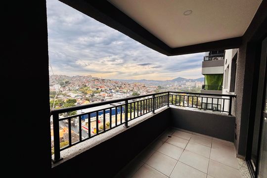 Sacada de apartamento à venda com 1 quarto, 48m² em Vila Engenho Novo, Barueri
