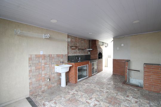 Segundo andar - Churrasqueira de casa de condomínio para alugar com 2 quartos, 110m² em Taquara, Rio de Janeiro