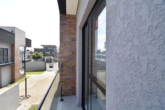 Sacada do Quarto 3 de casa de condomínio à venda com 3 quartos, 109m² em Cajuru, Curitiba