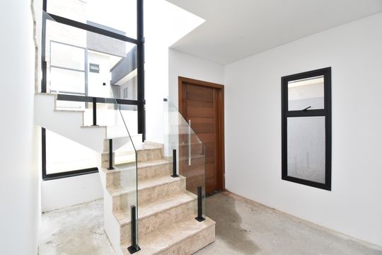 Sala/Cozinha de casa de condomínio à venda com 3 quartos, 109m² em Cajuru, Curitiba