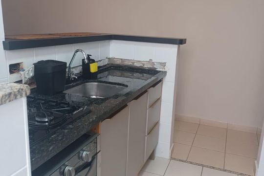 Cozinha de apartamento para alugar com 1 quarto, 42m² em Nova Aliança, Ribeirão Preto