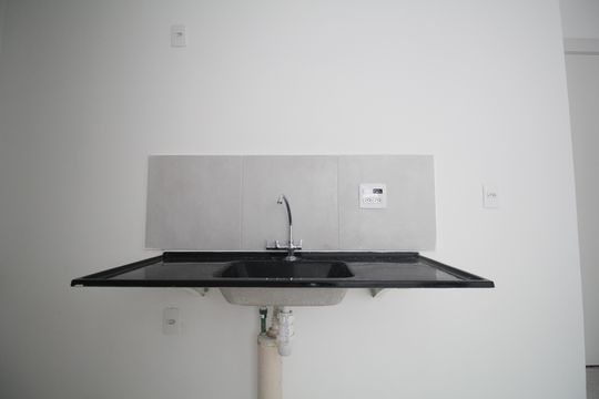 Cozinha de apartamento à venda com 2 quartos, 35m² em Vila Andrade, São Paulo