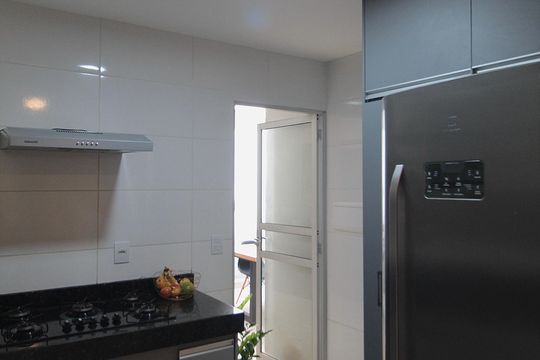 Cozinha de apartamento à venda com 2 quartos, 105m² em Jardim Atlântico, Belo Horizonte
