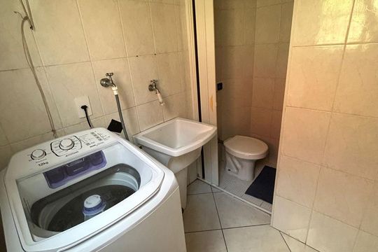 Área de serviço de kitnet/studio à venda com 1 quarto, 48m² em Aclimação, São Paulo