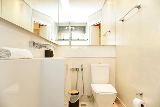Suíte 1 - Banheiro  de apartamento à venda com 3 quartos, 100m² em Buritis, Belo Horizonte