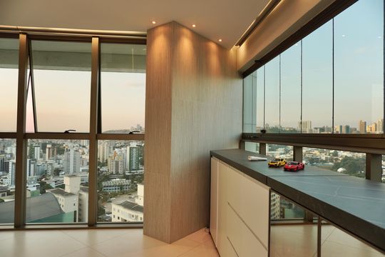 Sala  de apartamento à venda com 3 quartos, 100m² em Buritis, Belo Horizonte
