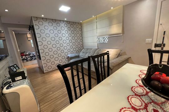 Sala de apartamento para alugar com 3 quartos, 63m² em Paulicéia, São Bernardo do Campo