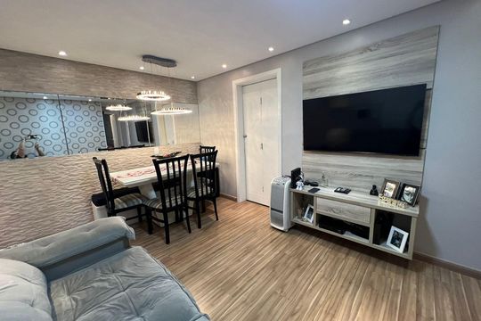 Sala de apartamento para alugar com 3 quartos, 63m² em Paulicéia, São Bernardo do Campo