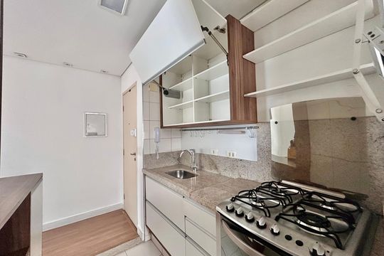 Cozinha de apartamento para alugar com 1 quarto, 54m² em Alto da Mooca, São Paulo
