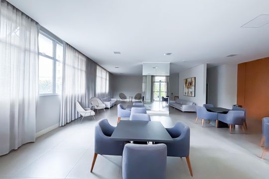 Área comum de apartamento à venda com 3 quartos, 110m² em Pinheiros, São Paulo