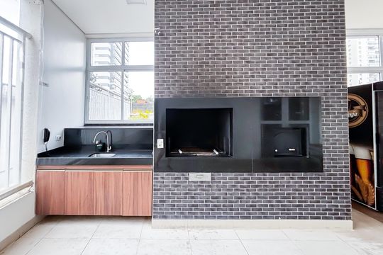 Área comum de apartamento à venda com 3 quartos, 110m² em Pinheiros, São Paulo