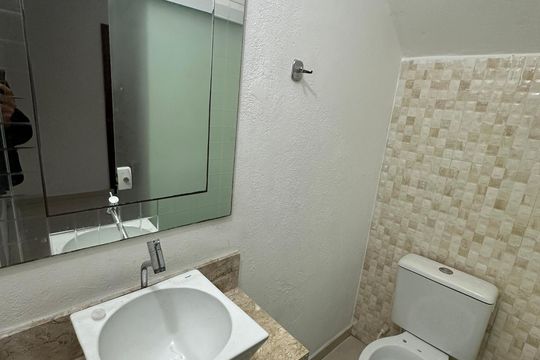 Cozinha de casa para alugar com 2 quartos, 83m² em Parque Bitaru, São Vicente