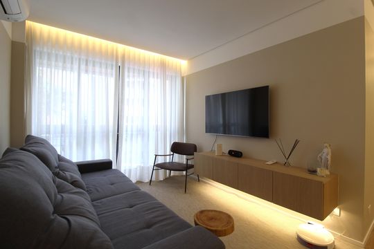 Sala de apartamento para alugar com 2 quartos, 95m² em Indianópolis, São Paulo