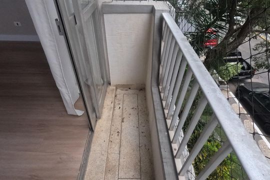 Varanda da Sala de apartamento para alugar com 2 quartos, 85m² em José Menino, Santos