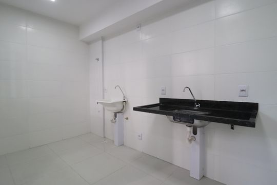 Cozinha de apartamento para alugar com 2 quartos, 74m² em Novo Mundo, Uberlândia