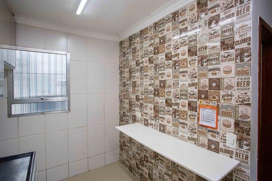 Cozinha de apartamento à venda com 2 quartos, 45m² em Conceição, Diadema