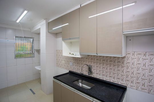 Cozinha de apartamento à venda com 2 quartos, 45m² em Conceição, Diadema