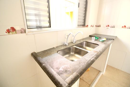 Cozinha de casa para alugar com 1 quarto, 40m² em Jardim Belem, São Paulo