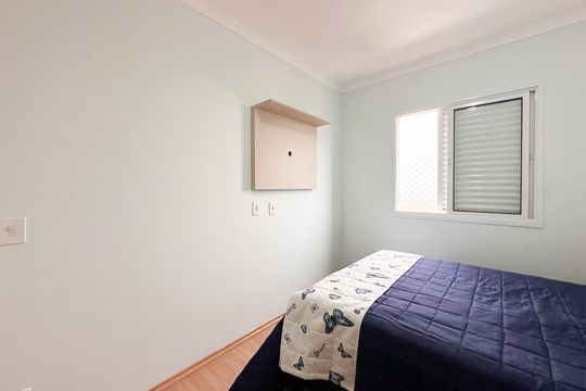 Quarto 2 de apartamento para alugar com 2 quartos, 59m² em Baeta Neves, São Bernardo do Campo