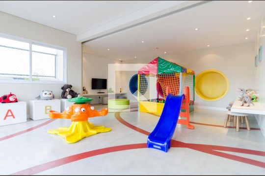 Área comum - Brinquedoteca  de apartamento para alugar com 2 quartos, 59m² em Baeta Neves, São Bernardo do Campo