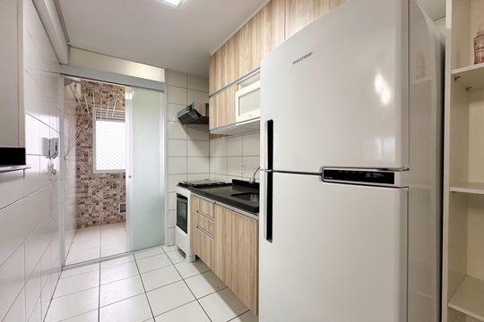 Cozinha de apartamento para alugar com 2 quartos, 59m² em Baeta Neves, São Bernardo do Campo