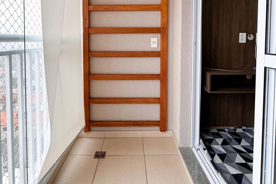 Sacada de apartamento para alugar com 2 quartos, 59m² em Baeta Neves, São Bernardo do Campo