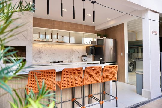 Área comum - Espaço Gourmet  de apartamento à venda com 3 quartos, 62m² em Serrano, Belo Horizonte