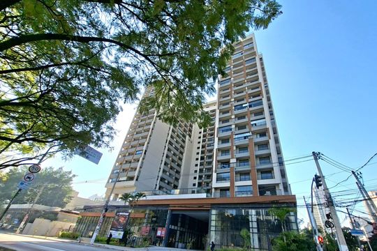 Fachada de kitnet/studio para alugar com 1 quarto, 24m² em Vila Cordeiro, São Paulo