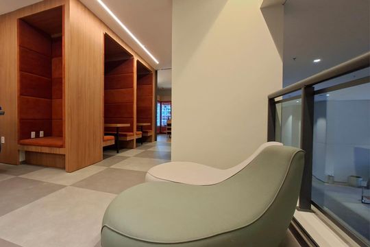 Área comum - Espaço Multiuso de kitnet/studio para alugar com 1 quarto, 24m² em Vila Cordeiro, São Paulo