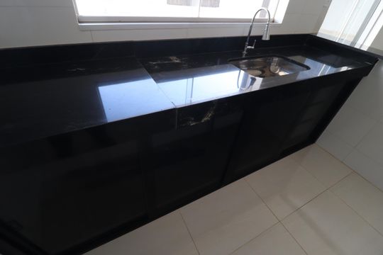 Cozinha de apartamento para alugar com 2 quartos, 80m² em Jardim Ipanema, Uberlândia